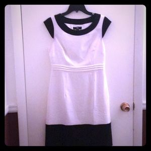 Black and white dress